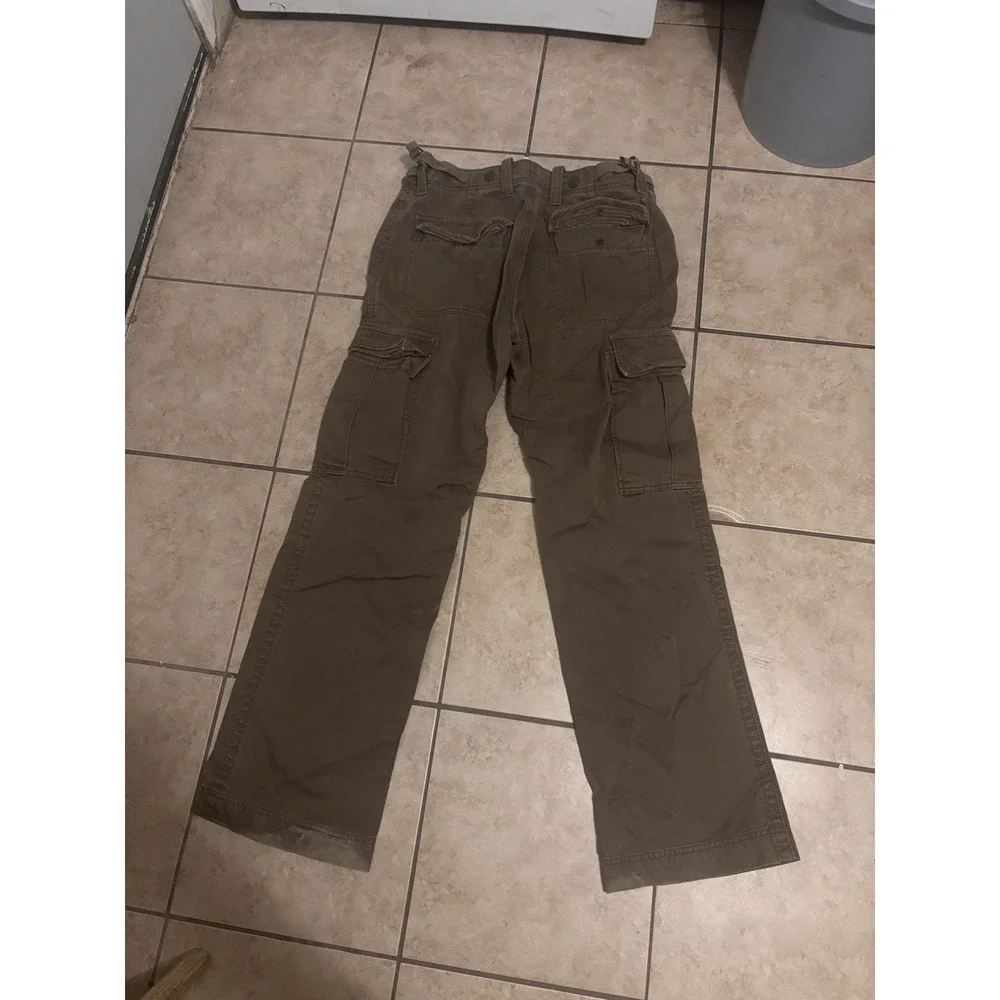 Gap Men's Vintage Cargo Pants Size 42 Brown Blend Wide Leg Opening